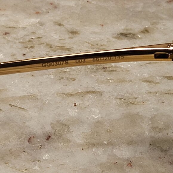 RARE GUCCI HOLLYWOOD FOREVER FOLDING AVIATOR EMBELLISHED CRYSTAL SUNGLASSES main image 8